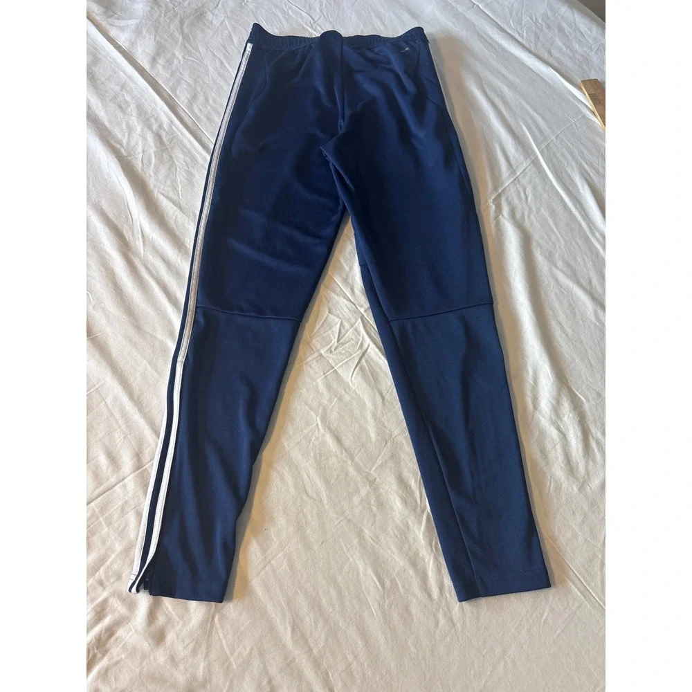Adidas Tiro Track Pants S Navy Blue Tapered Soccer Joggers